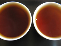 七子小緑印圓茶7542の散茶と7542七子餅茶80年代中期